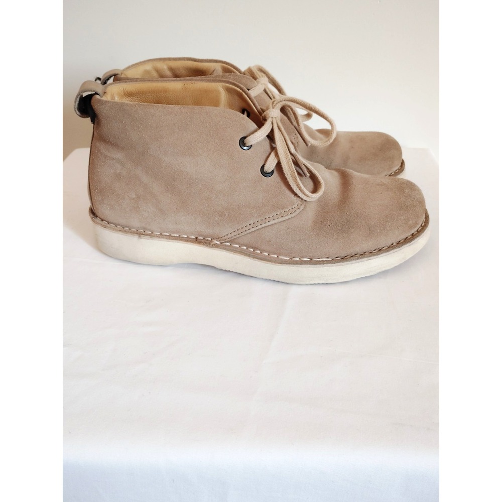 Samuel Hubbard Rafel Sand Suede Chukka Boots Biker Western Comfort Casual Men 7M